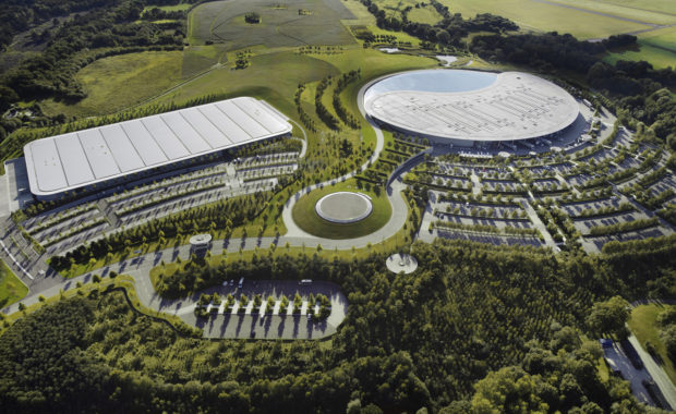 Кровельное озеленение McLaren Production Centre