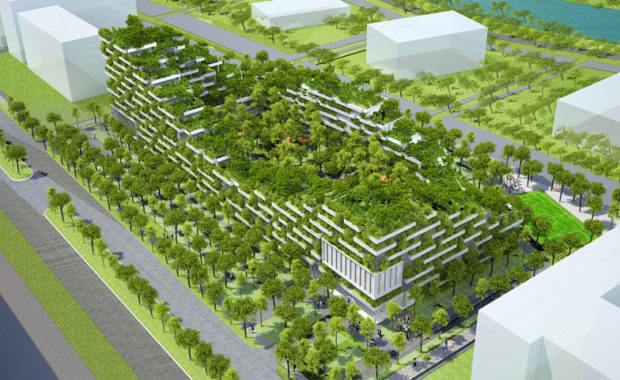 Архитектура дня: озеленение террас кампуса в Хошимине