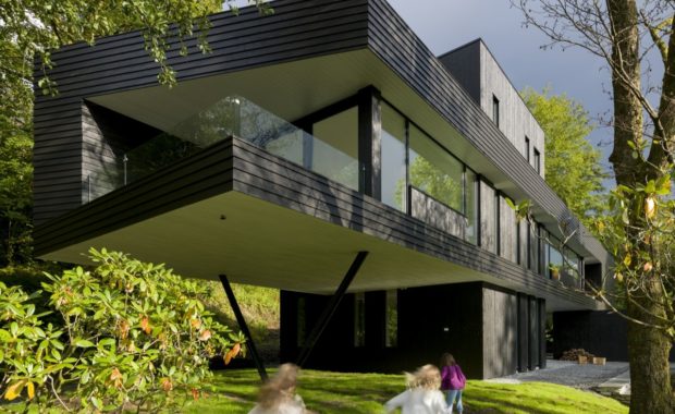 Эксплуатируемая терраса дома архитектора в Норвегии