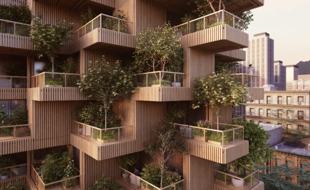 Озеленение балконов и лоджий инновационной высотки