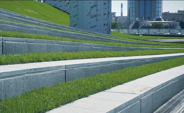 Озеленение крыши проекта Городская Площадь