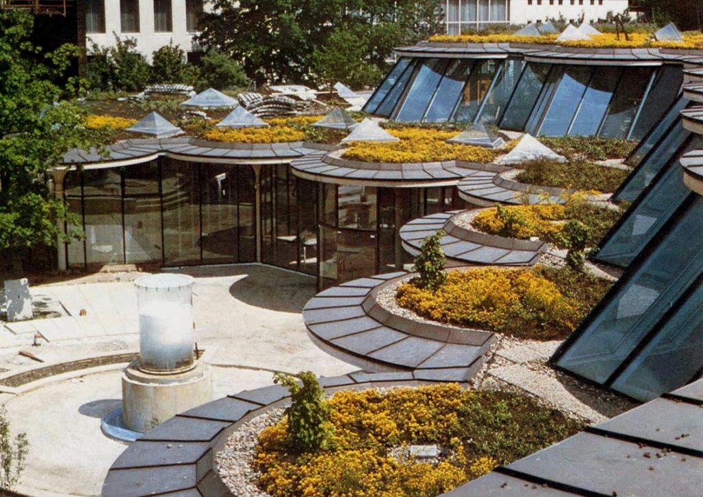 современная технология озеленения крыши